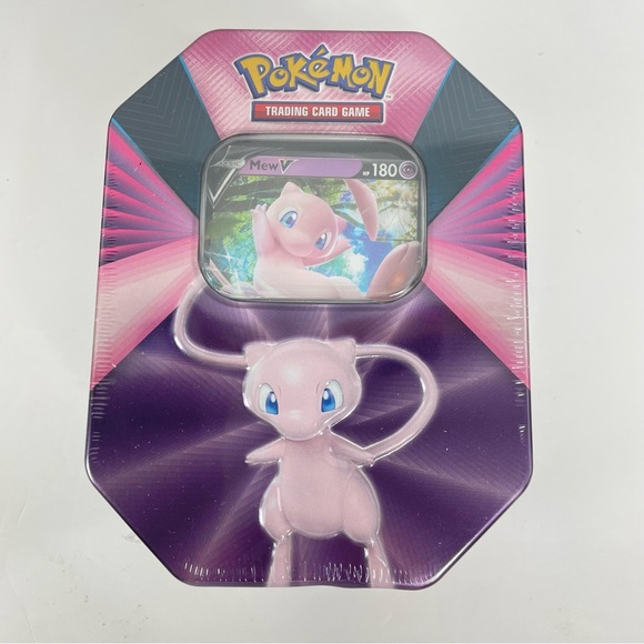 Pokemon TCG Mew V Forces Tin Brand New Factory Sealed - Picture 4 of 5